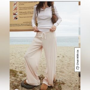 John Galt Pink Striped Anastasia Pants